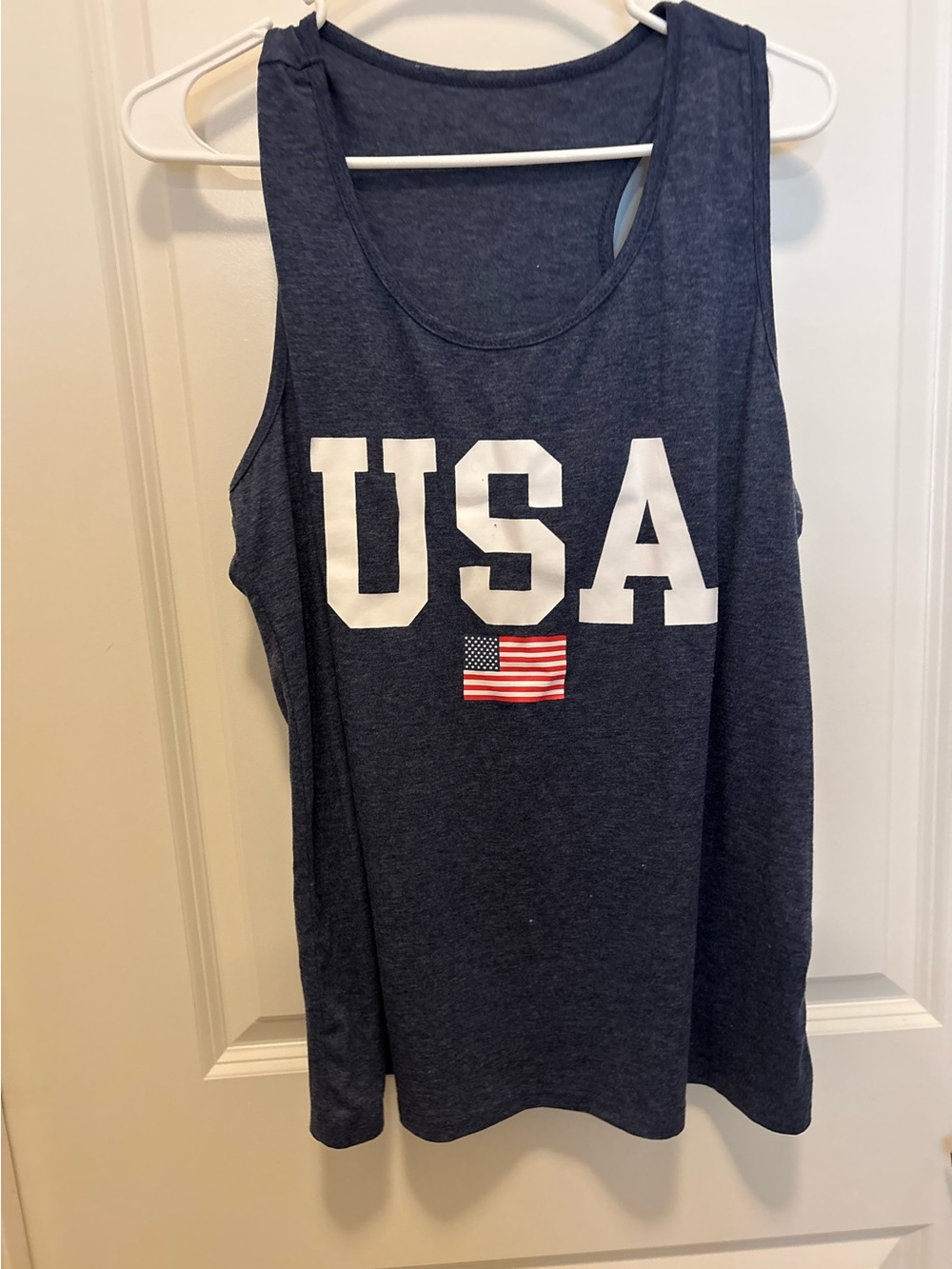 Navy USA Graphic Women's Tank Top